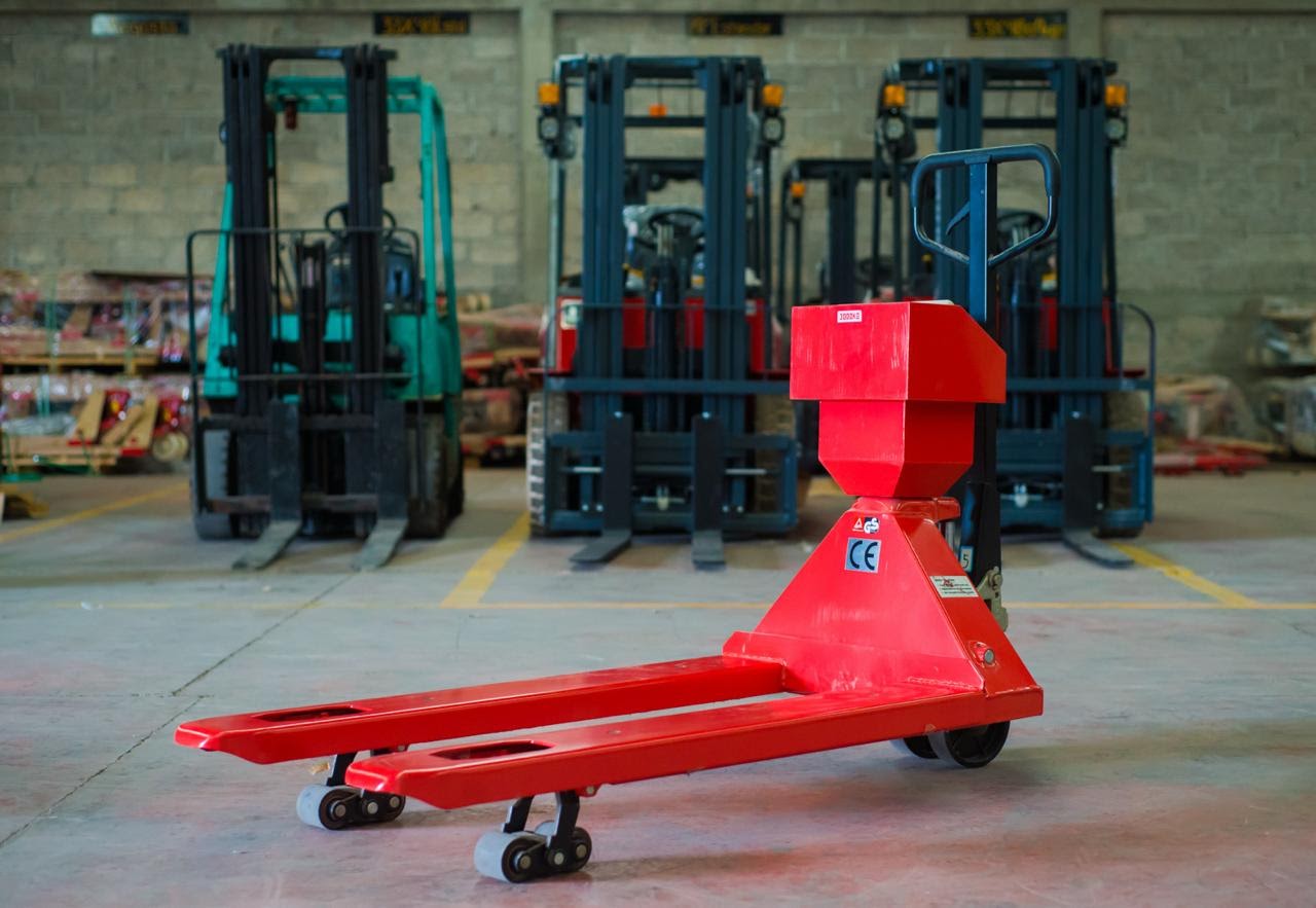 Patin con báscula cap. 3000kg.